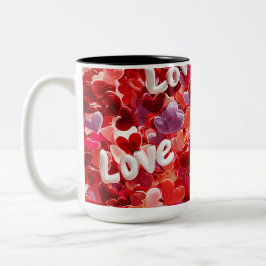 De Café Em Dois Tons Caneca do Dia dos Namorados | Romântica, Fofa e Ac