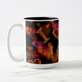 De Café Em Dois Tons Caneca do Dia dos Namorados | Romântica, Fofa e Ac