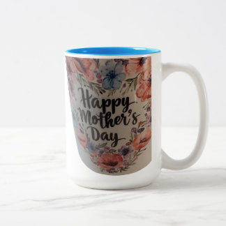De Café Em Dois Tons Caneca do dia feliz das mães