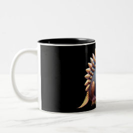 De Café Em Dois Tons Caneca do Dinossauro legal