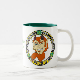 De Café Em Dois Tons Caneca do disco