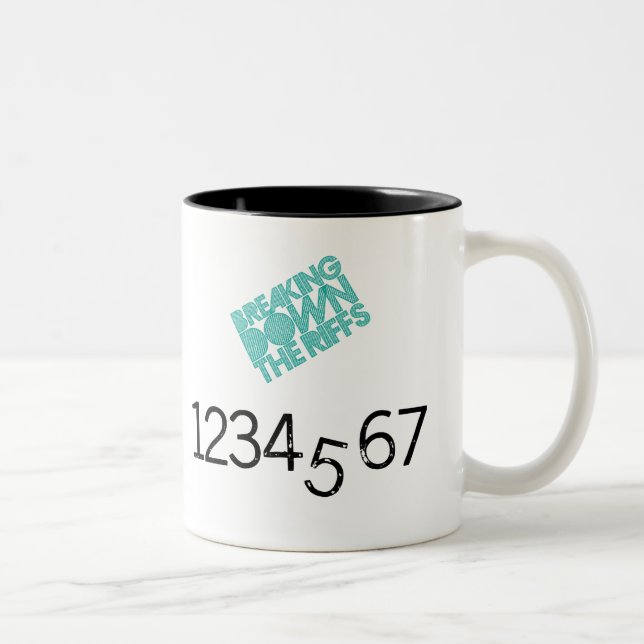 De Café Em Dois Tons Caneca do Dois-Tom (Direita)