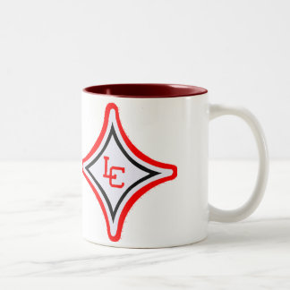 De Café Em Dois Tons Caneca do Dois-Tom da estrela do LC