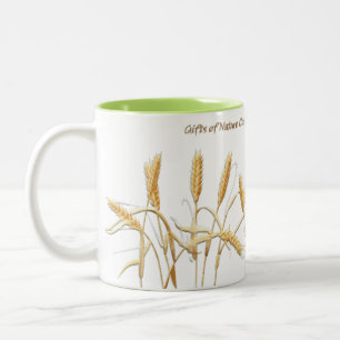 De Café Em Dois Tons Caneca do Dois-Tom do trigo