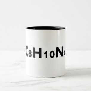 De Café Em Dois Tons caneca do e=caffeine