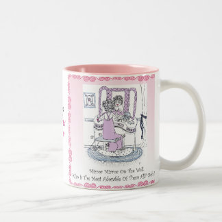 De Café Em Dois Tons CANECA do espelho do espelho