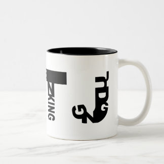 De Café Em Dois Tons Caneca do espírito superior