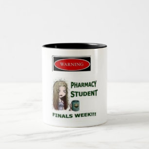De Café Em Dois Tons Caneca do estudante da farmácia