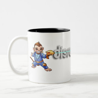De Café Em Dois Tons Caneca do feixe do Disruptor