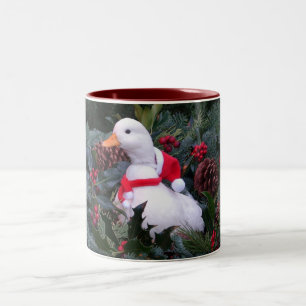 De Café Em Dois Tons Caneca do feriado do pato