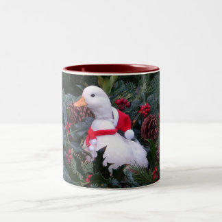 De Café Em Dois Tons Caneca do feriado do pato