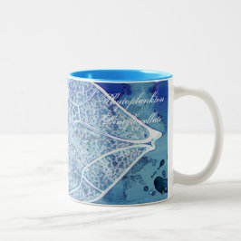 De Café Em Dois Tons Caneca do fitoplâncton