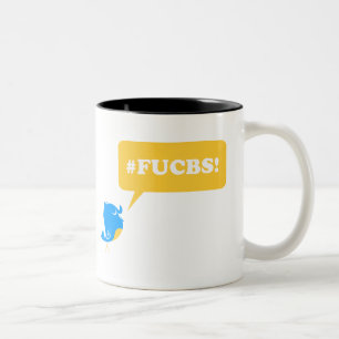 De Café Em Dois Tons caneca do #FUCBS