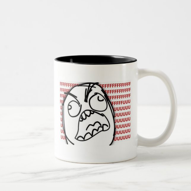De Café Em Dois Tons caneca do fuuu (Direita)