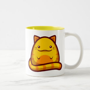 De Café Em Dois Tons Caneca do gatinho dos cabozes