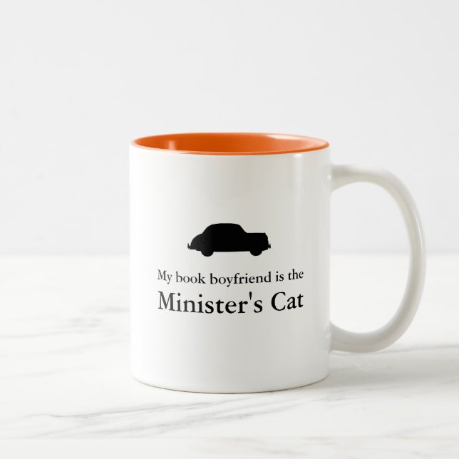 De Café Em Dois Tons Caneca do gato do ministro (Direita)