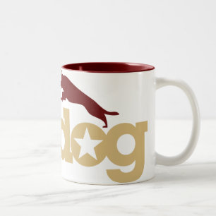 De Café Em Dois Tons Caneca do german shepherd