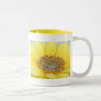 De Café Em Dois Tons Caneca do girassol