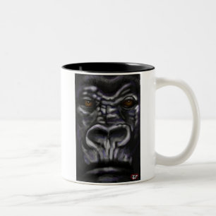 De Café Em Dois Tons Caneca do gorila
