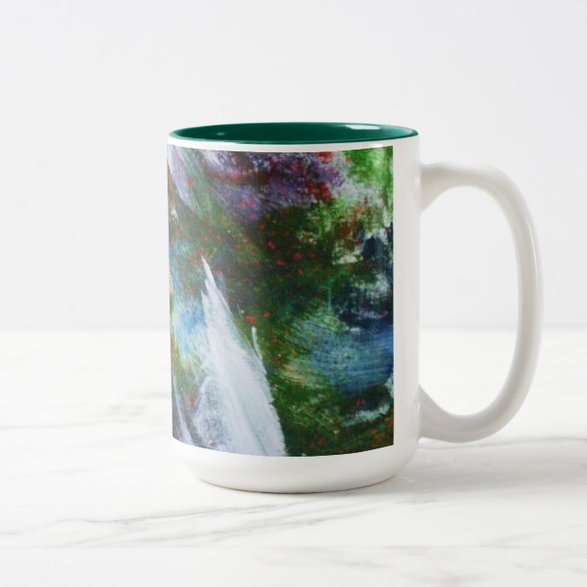 De Café Em Dois Tons caneca do humor (Direita)