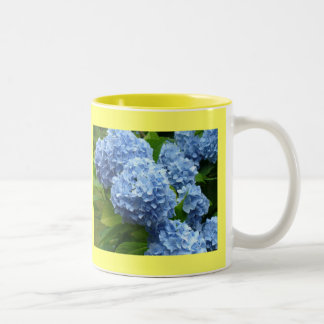 De Café Em Dois Tons Caneca do Hydrangea