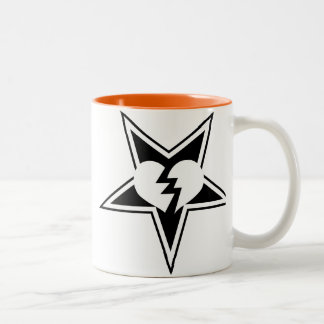 De Café Em Dois Tons Caneca do jogo da máquina do ódio - B/W