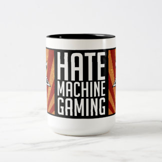 De Café Em Dois Tons Caneca do jogo da máquina do ódio - propaganda