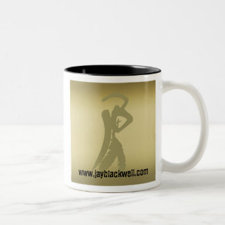 De Café Em Dois Tons Caneca do logotipo