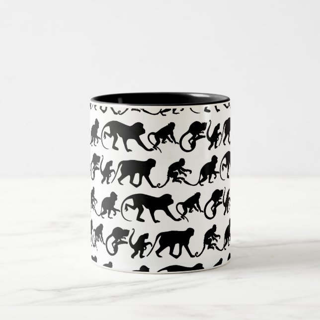 De Café Em Dois Tons Caneca do macaco (Centro)