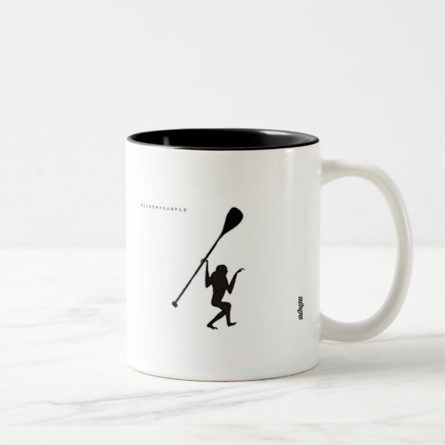 De Café Em Dois Tons Caneca do macaco do surf da alquimia: Todas as (Direita)