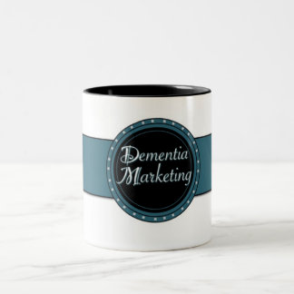 De Café Em Dois Tons Caneca do marketing da demência
