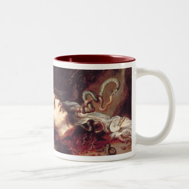 De Café Em Dois Tons Caneca do Medusa (Direita)