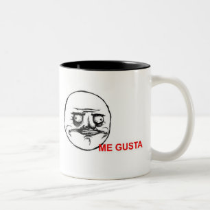 De Café Em Dois Tons caneca do megusta