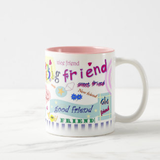 De Café Em Dois Tons Caneca do melhor amigo