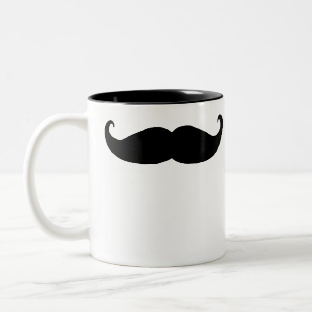 De Café Em Dois Tons Caneca do Moustache (Esquerda)