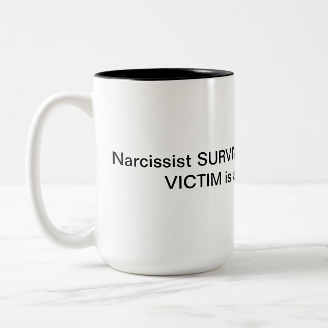 De Café Em Dois Tons Caneca do Narcissist (Esquerda)