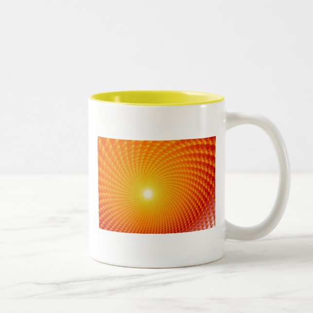 De Café Em Dois Tons Caneca do Nascer do Sol (Direita)