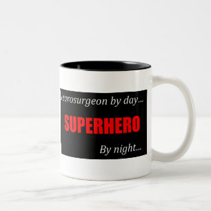 De Café Em Dois Tons Caneca do neurocirurgião do super-herói