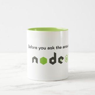 De Café Em Dois Tons caneca do nó