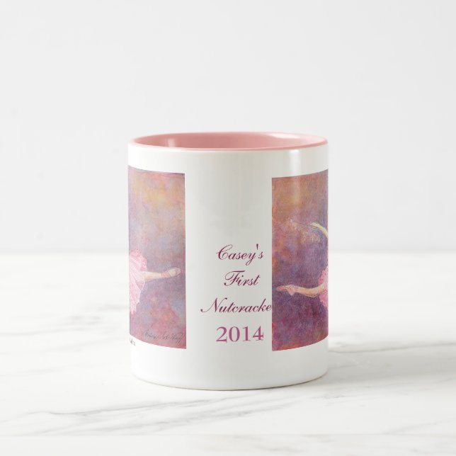 De Café Em Dois Tons Caneca do Nutcracker do seu dançarino primeira (Centro)