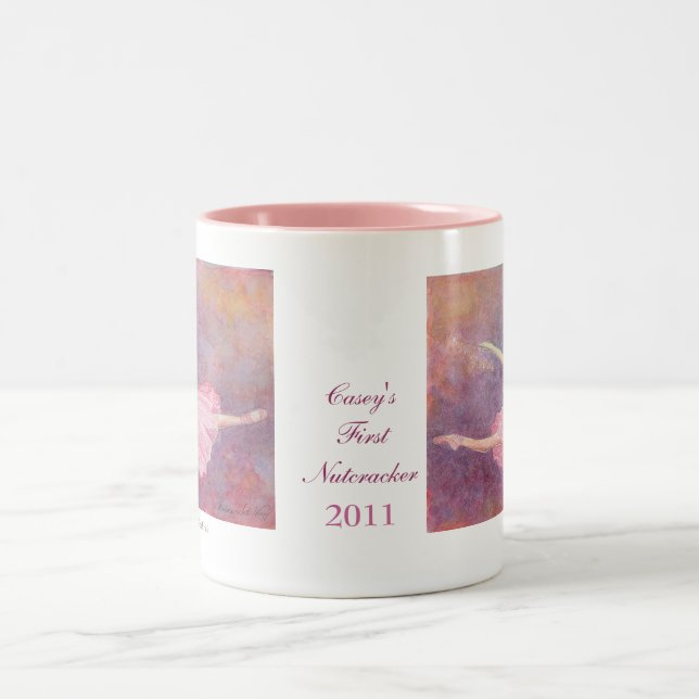 De Café Em Dois Tons Caneca do Nutcracker do seu dançarino primeira (Centro)