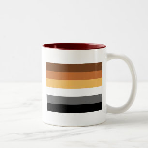 De Café Em Dois Tons Caneca do orgulho do urso