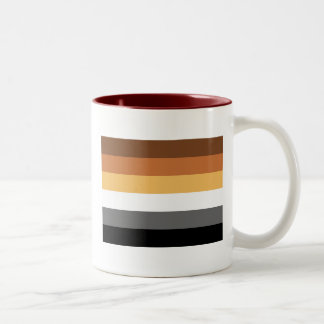 De Café Em Dois Tons Caneca do orgulho do urso
