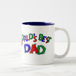 De Café Em Dois Tons Caneca do pai do mundo a melhor