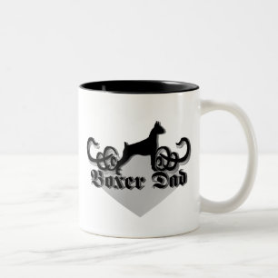De Café Em Dois Tons caneca do pai do pugilista