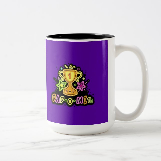 De Café Em Dois Tons Caneca do Pai-O-Ácaro (Direita)