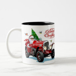 De Café Em Dois Tons Caneca do Papai Noel