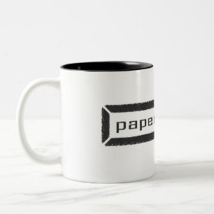 De Café Em Dois Tons Caneca do Paperweight