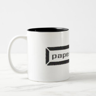 De Café Em Dois Tons Caneca do Paperweight