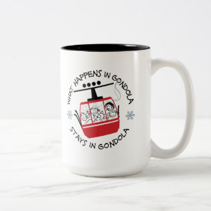 De Café Em Dois Tons Caneca do passeio da gôndola